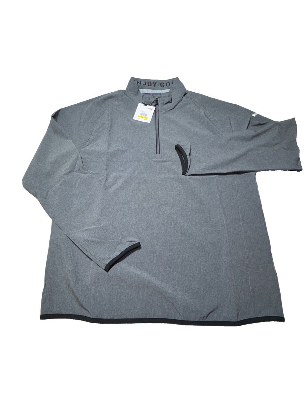 NWT ENJOY GOLF! PUMA Golf Men's M Coastal Woven 1/4-Zip Performance Pullover